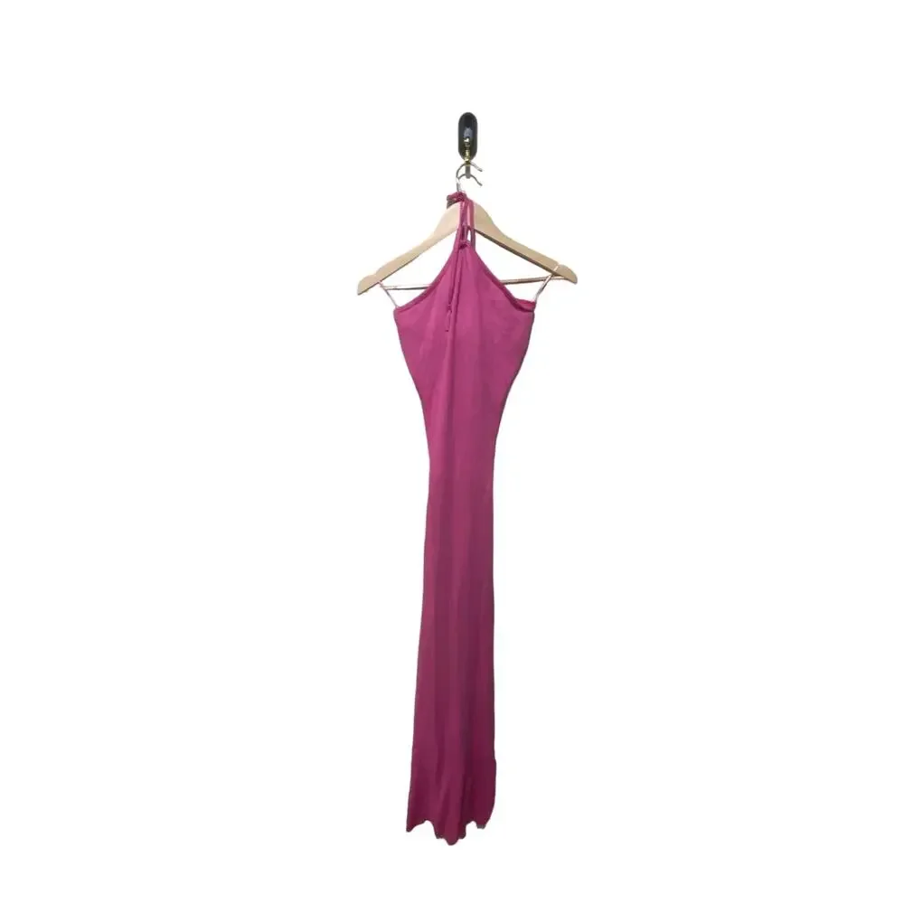 CAPITTANA Mika Halter Long Maxi Dress Size M/L - Picture 3 of 5